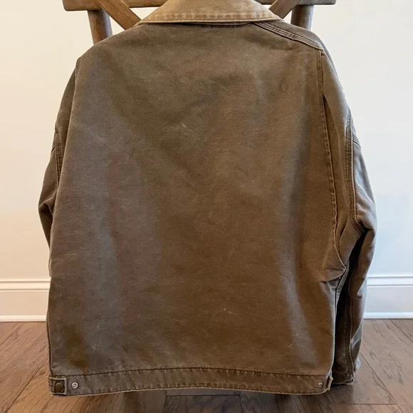 Vintage Carhartt Y2K Detroit J97 CHT Blanket Lined Jacket - Picture 5 of 7